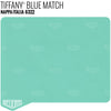 Tiffany® Blue Match Leather Sample - Relicate Leather Automotive Interior Upholstery