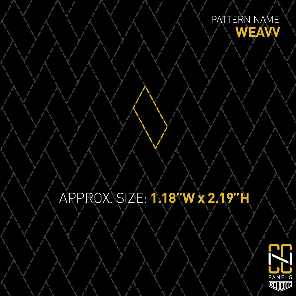 Weavv CNC Stitched Panel  - Relicate Leather Automotive Interior Upholstery