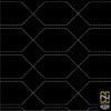 Woven Hex CNC Stitched Panel  - Relicate Leather Automotive Interior Upholstery