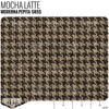 Houndstooth and Pepita by the Linear Foot Moderna Pepita - Mocha Latte 5855 - Linear Foot - Relicate Leather Automotive Interior Upholstery