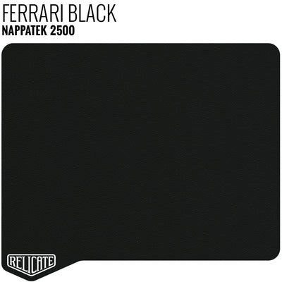 NappaTek™ Synthetic Product / Ferrari Black - 2500 - Relicate Leather Automotive Interior Upholstery