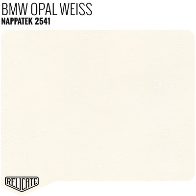 NappaTek Synthetic by the Linear Foot BMW Opal Weiss 2541 - Linear Foot - Relicate Leather Automotive Interior Upholstery