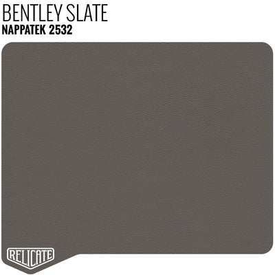 NappaTek Synthetic by the Linear Foot Bentley Slate 2532 - Linear Foot - Relicate Leather Automotive Interior Upholstery