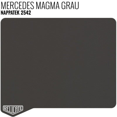 NappaTek™ Synthetic Product / Mercedes Magma Grau - 2542 - Relicate Leather Automotive Interior Upholstery