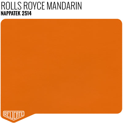 NappaTek™ Synthetic Product / Rolls Royce Mandarin - 2514 - Relicate Leather Automotive Interior Upholstery