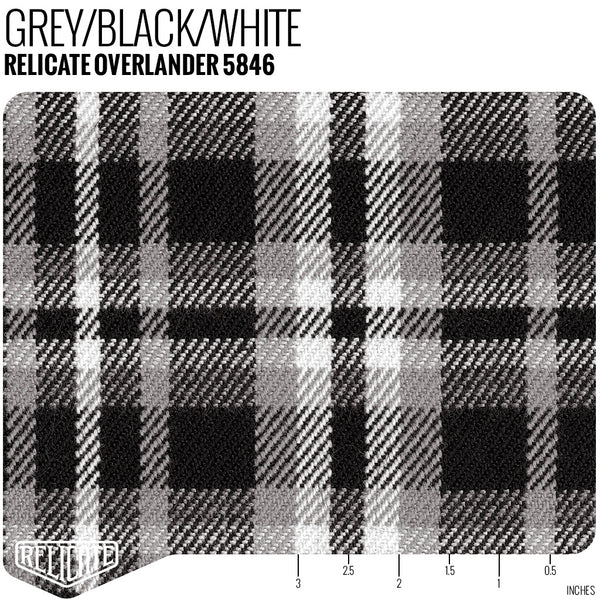 Relicate Overlander Seat Fabric - Grey
