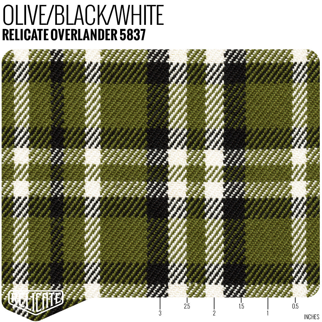 Relicate Overlander Seat Fabric - Olive Yardage - Relicate Leather Automotive Interior Upholstery