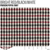 Houndstooth and Pepita by the Linear Foot Pepita - Bright Red 5807 - Linear Foot - Relicate Leather Automotive Interior Upholstery