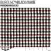 Houndstooth and Pepita by the Linear Foot Pepita - Burgundy 5783 - Linear Foot - Relicate Leather Automotive Interior Upholstery