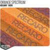 Recaro Spectrum Seat Fabric - Orange Product / Orange - Relicate Leather Automotive Interior Upholstery