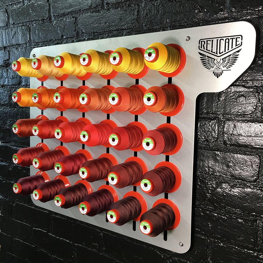 Serafil 4oz Spool Thread Holder Starter board holds 30 - Relicate Leather Automotive Interior Upholstery