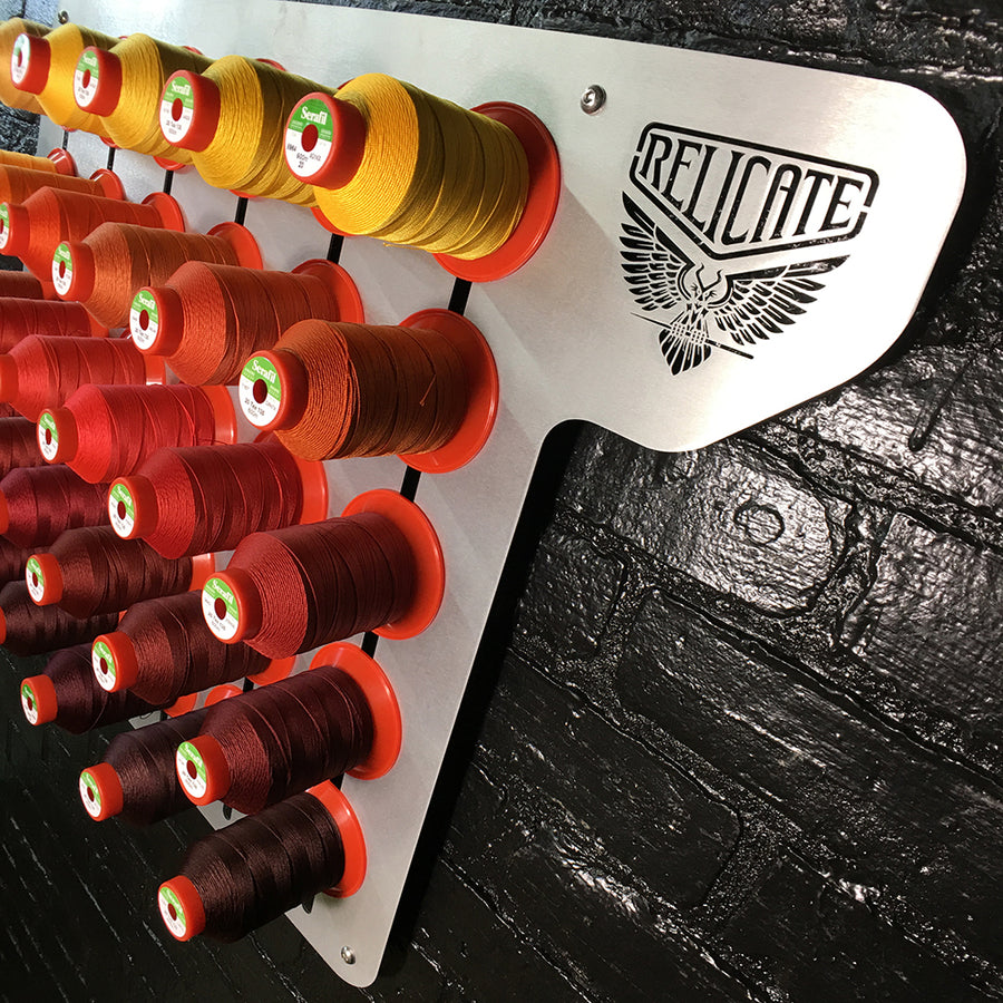 Serafil 4oz Spool Thread Holder Starter board holds 30 - Relicate Leather Automotive Interior Upholstery