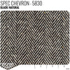 SPEC Series Chevron Fabric - Black / Natural Product / Black/Natural - Relicate Leather Automotive Interior Upholstery