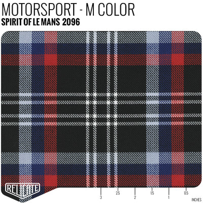Plaid by the Linear Foot SOLM Motorsport - M-Color 2096 - Linear Foot - Relicate Leather Automotive Interior Upholstery
