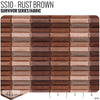 Survivor Series SS10 - Rust Brown Product / Rust Brown - Relicate Leather Automotive Interior Upholstery