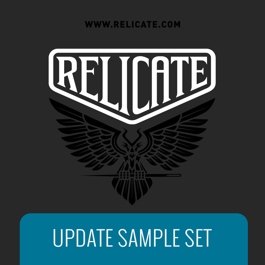 UPDATE SAMPLE SET - BLUE  - Relicate Leather Automotive Interior Upholstery