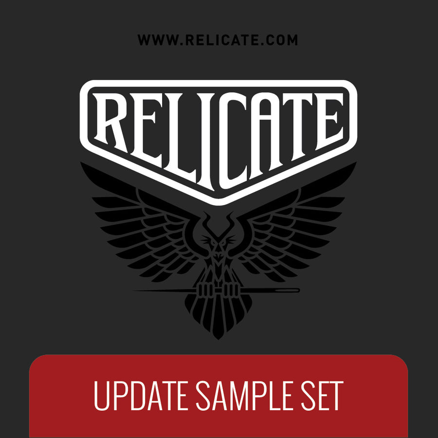 UPDATE SAMPLE SET - RED  - Relicate Leather Automotive Interior Upholstery