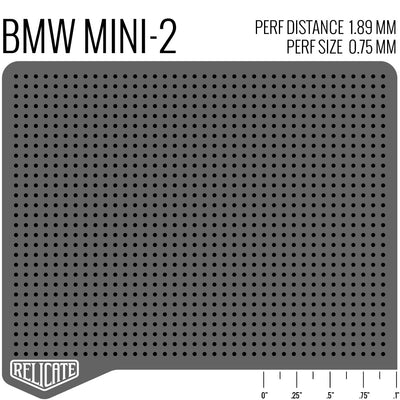 PERFORATION ADD-ON SERVICE BMW MINI-2 / Textile (per yard) - Relicate Leather Automotive Interior Upholstery