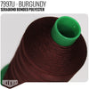 Serabond Bonded Polyester Outdoor Thread - SIZE 15 (TEX 210) Burgundy - 7997U - Size 15 (TEX 210) - 1 LB - Relicate Leather Automotive Interior Upholstery