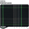 Golf MK7 Style Plaid Tartan Fabric - Green Product / Green - Relicate Leather Automotive Interior Upholstery