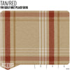 Plaid by the Linear Foot VW Golf - Tan/Red 5616 - Linear Foot - Relicate Leather Automotive Interior Upholstery