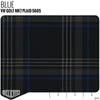 Plaid by the Linear Foot VW Golf - Blue 5605 - Linear Foot - Relicate Leather Automotive Interior Upholstery