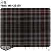 Golf MK8 GTI Plaid Tartan Fabric - Red Product / Red - Relicate Leather Automotive Interior Upholstery